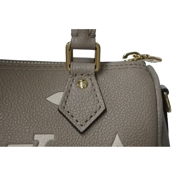 and Louis Vuitton Nano Speedy Handbag Empreinte Beige - Picture 4 of 10